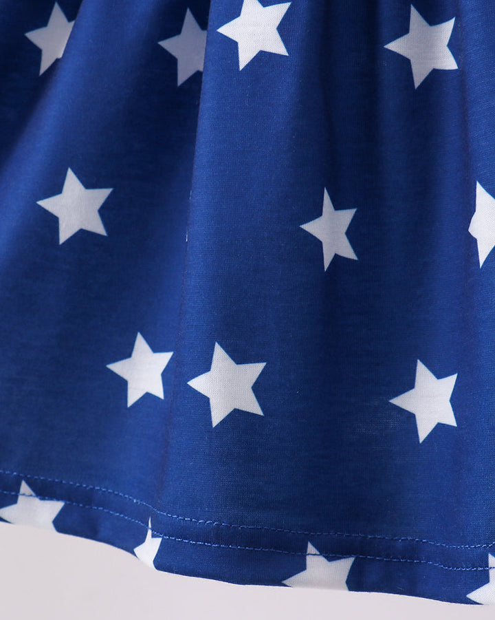 Star Smocked Ruffle Shorts Set