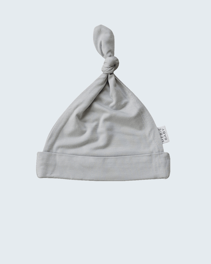 Stone newborn knot hat