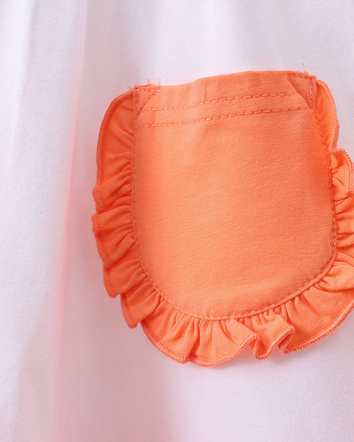 Strawberry Embroidered Ruffle Dress