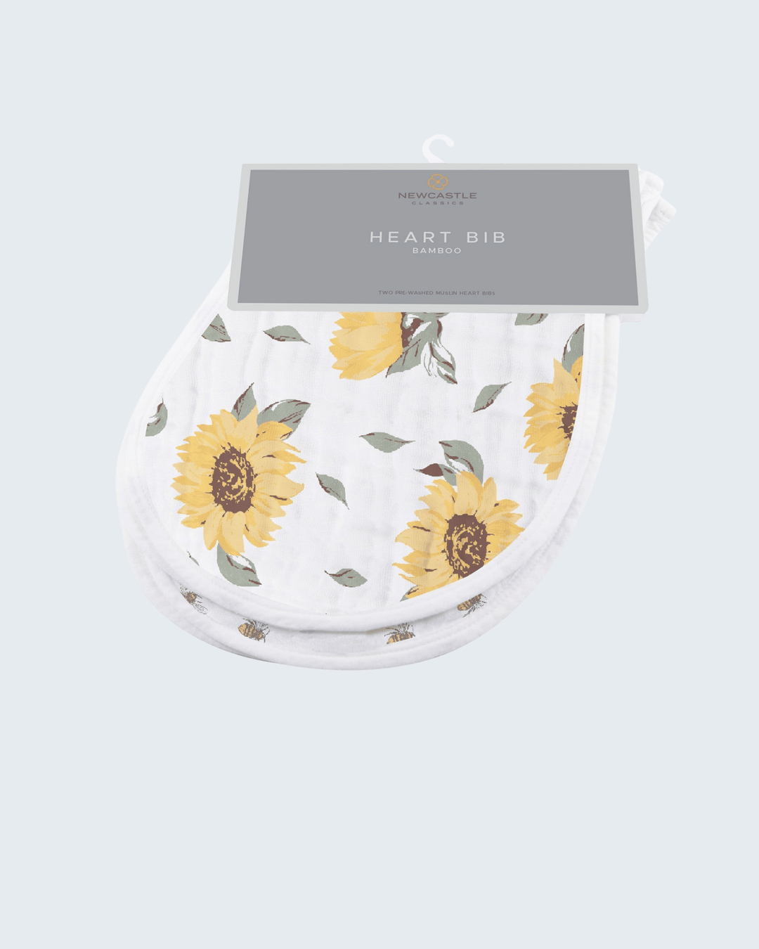 Sunflower heart bibs