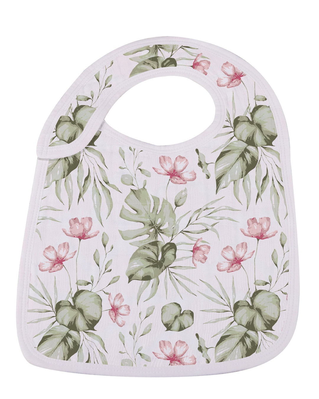 Tropical Paradise Bamboo Snap Bibs 3 Pack