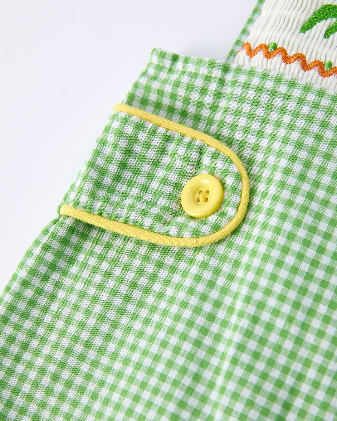 Turtle Print Smocked Romper