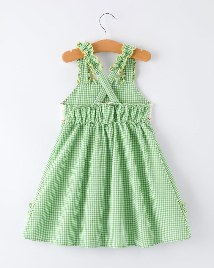 Turtle Print Smocked Dress