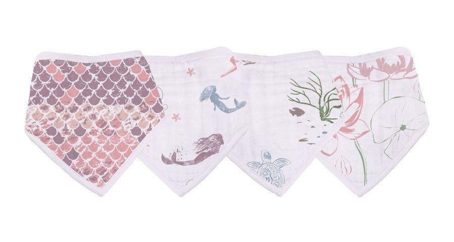 Under The Sea Bamboo Bandana Bib 4 Pack