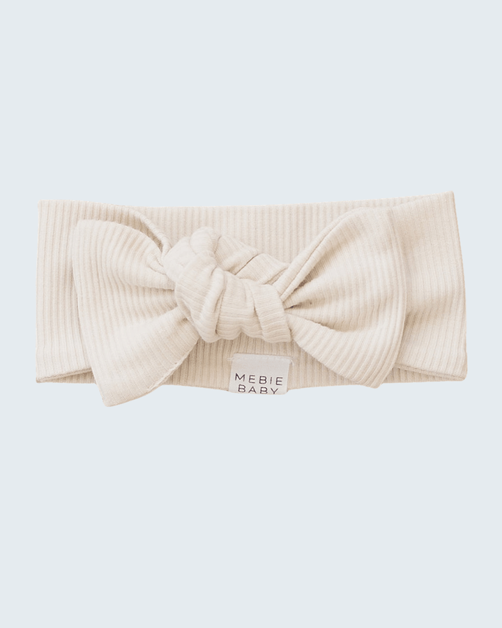 Vanilla Organic Cotton Ribbed Head Wrap