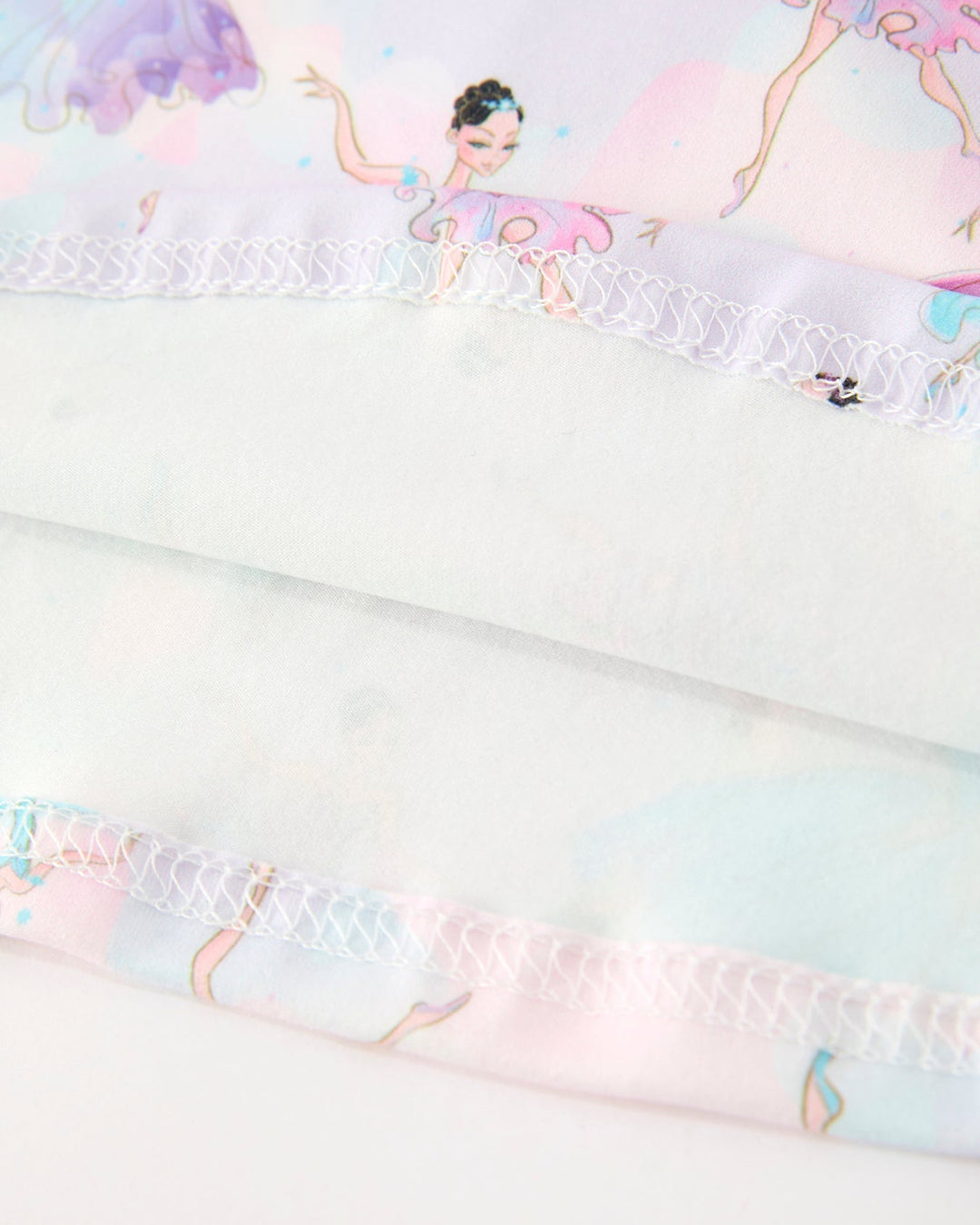 Dress with ballerina design on a white background