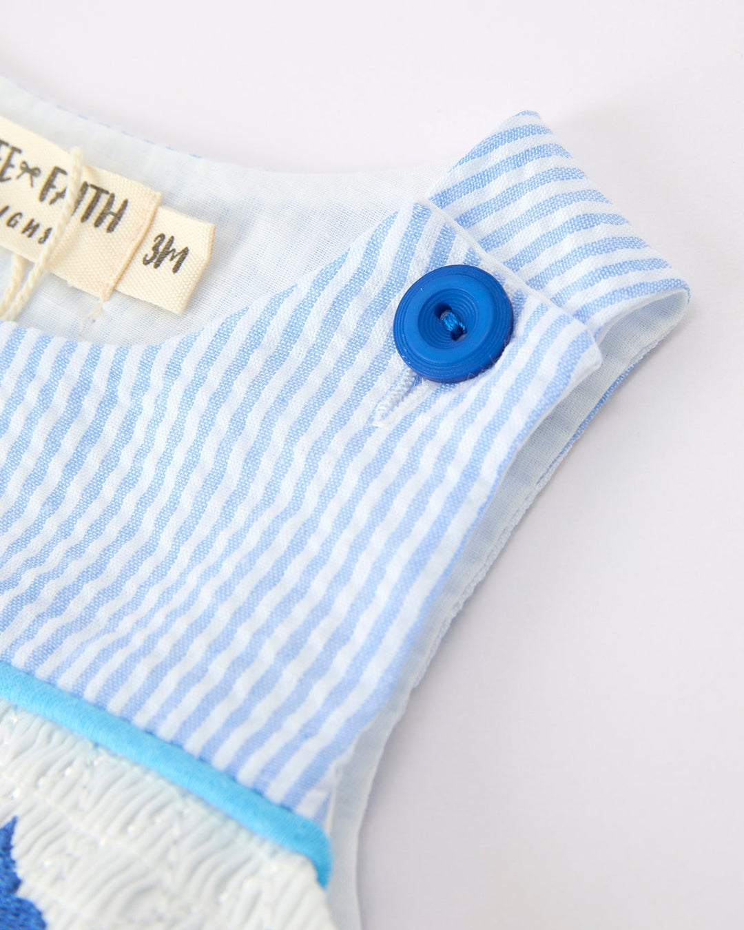 Baby boy stripe romper