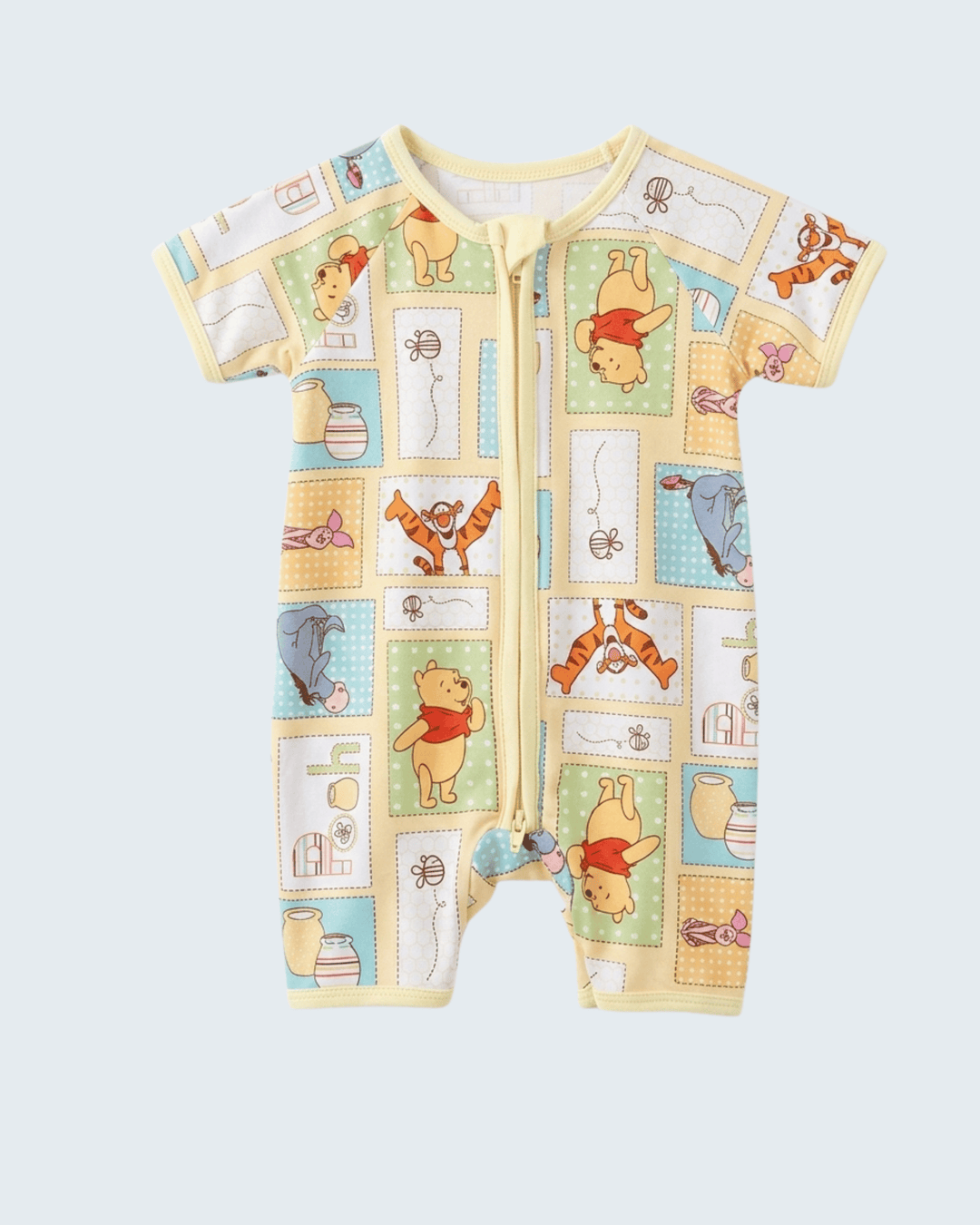 Yellow Winnie the Pooh Bamboo Romper