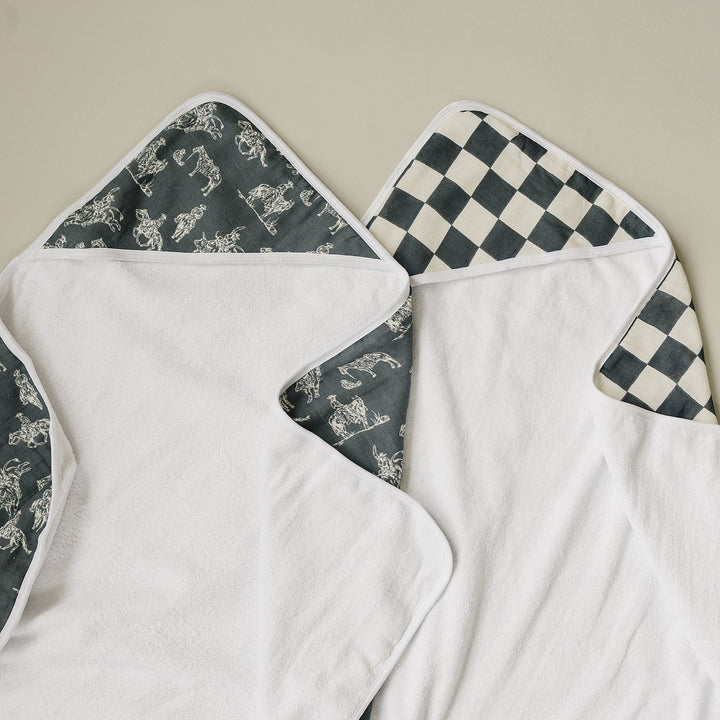 Wild West Muslin Hooded Towel