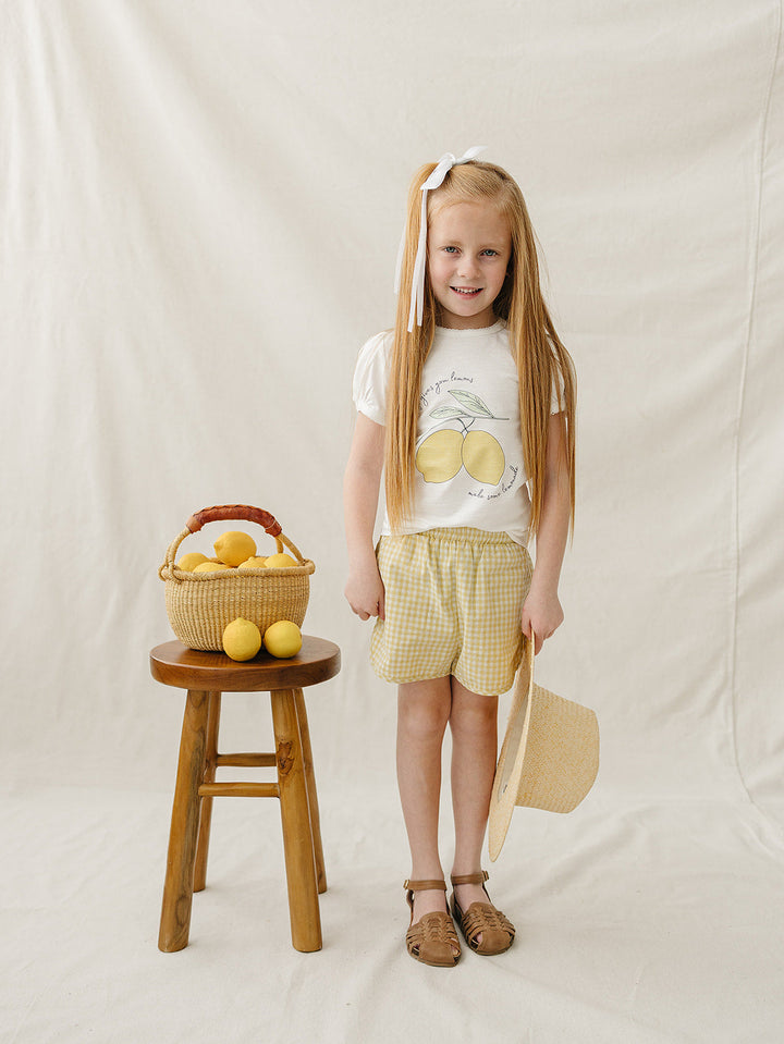 Lemon Short Sleeve Tee