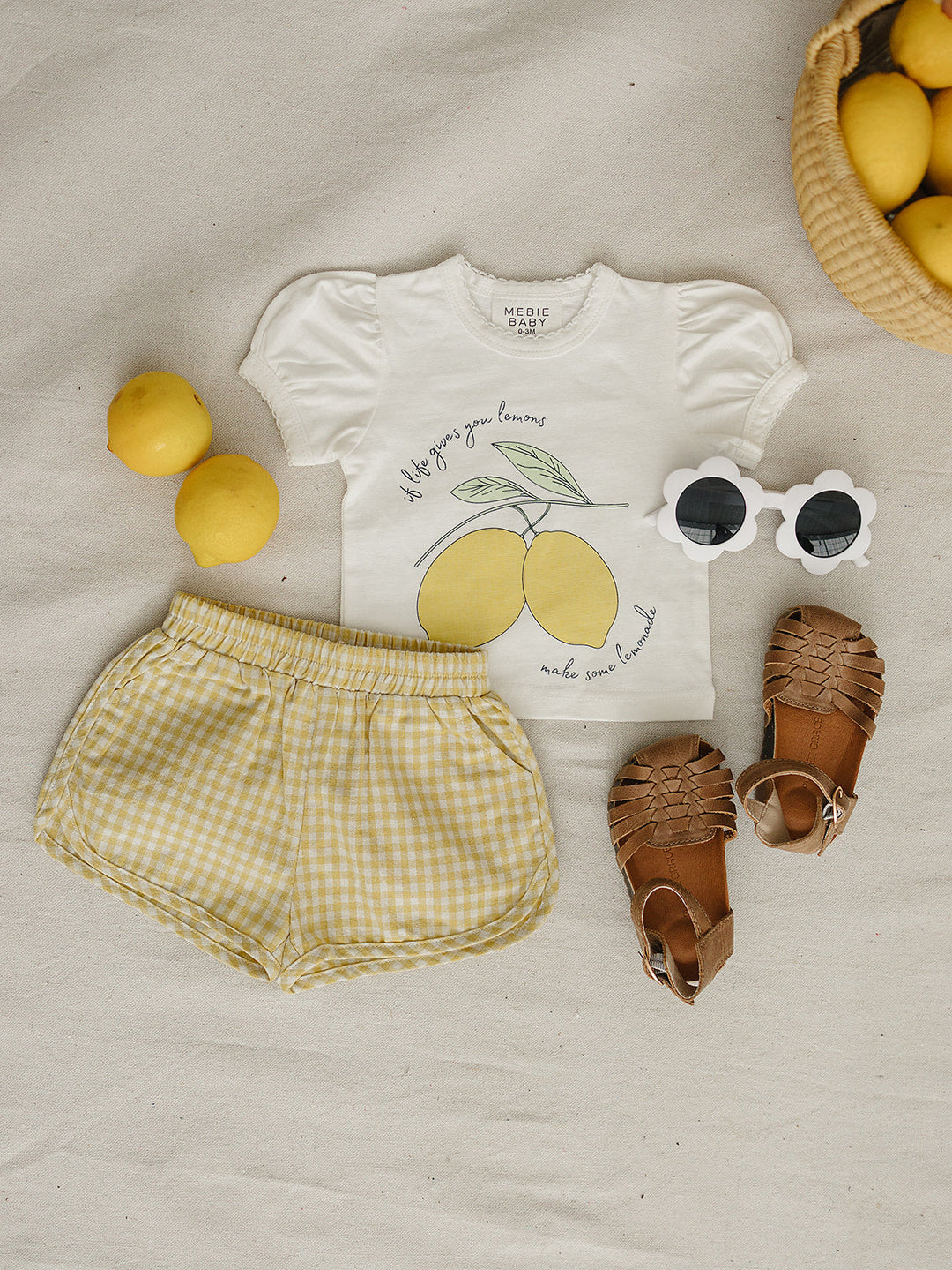 Lemon Short Sleeve Tee