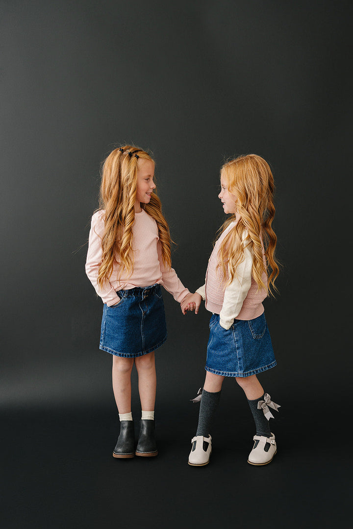 Dark Wash Denim Skirt