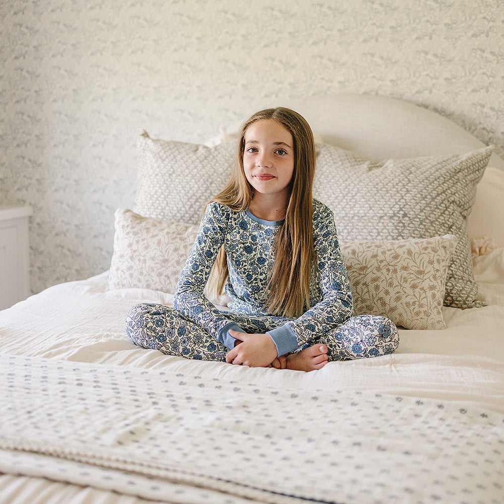 Bluebell Pointelle Bamboo Pajamas