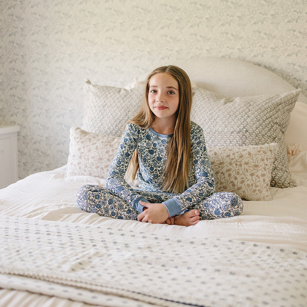 Bluebell Pointelle Bamboo Pajamas