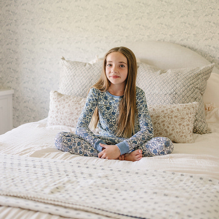 Bluebell Pointelle Bamboo Pajamas