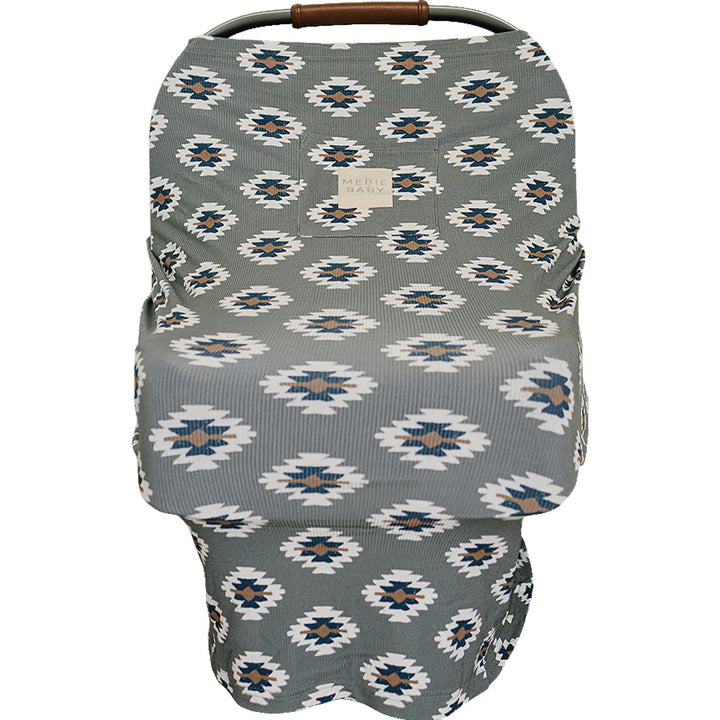 Southwest Aztec Ribbed Bamboo Multi-Use Cove