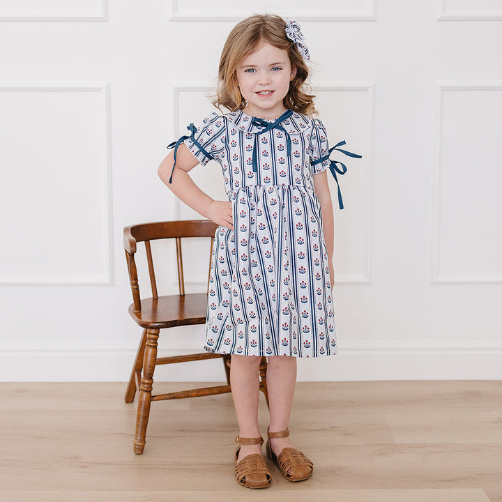 Block Print Floral Dress