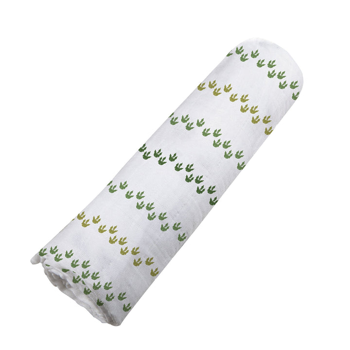 Dino Feet Muslin Swaddle