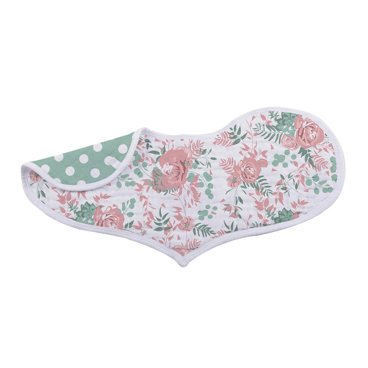 Desert Rose &amp; Wild Horse Cotton Heart Bibs 2 Pack