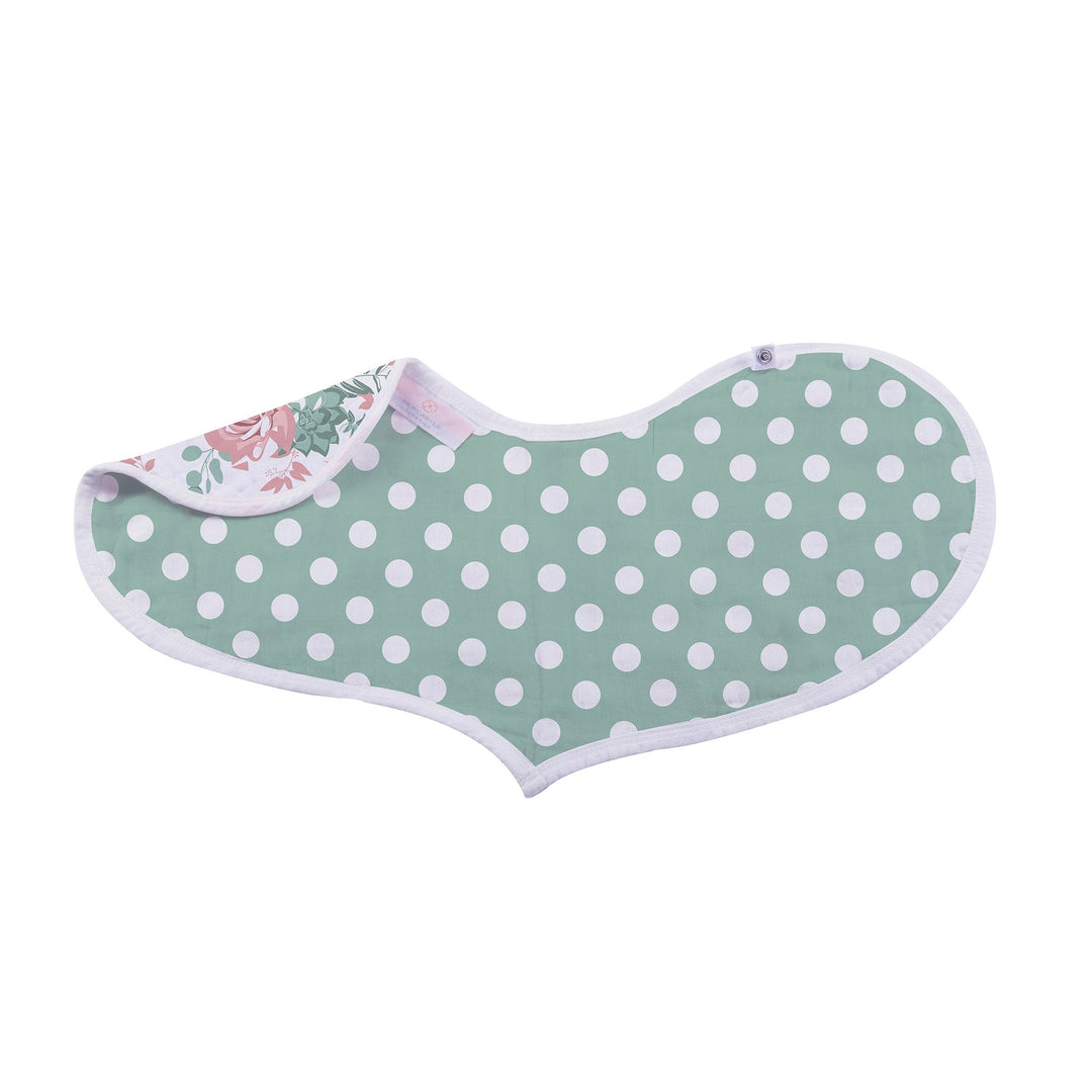 Desert Rose &amp; Wild Horse Cotton Heart Bibs 2 Pack