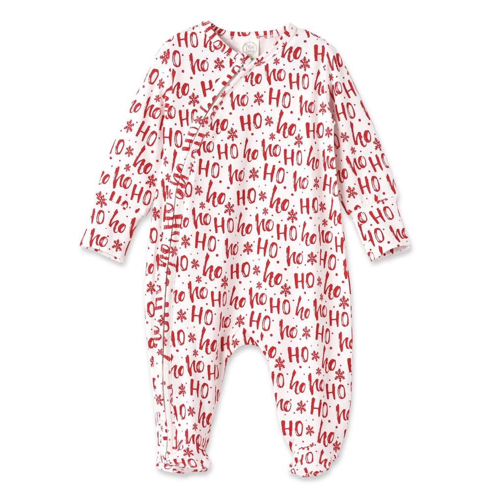 Christmas Bamboo Zipper Romper