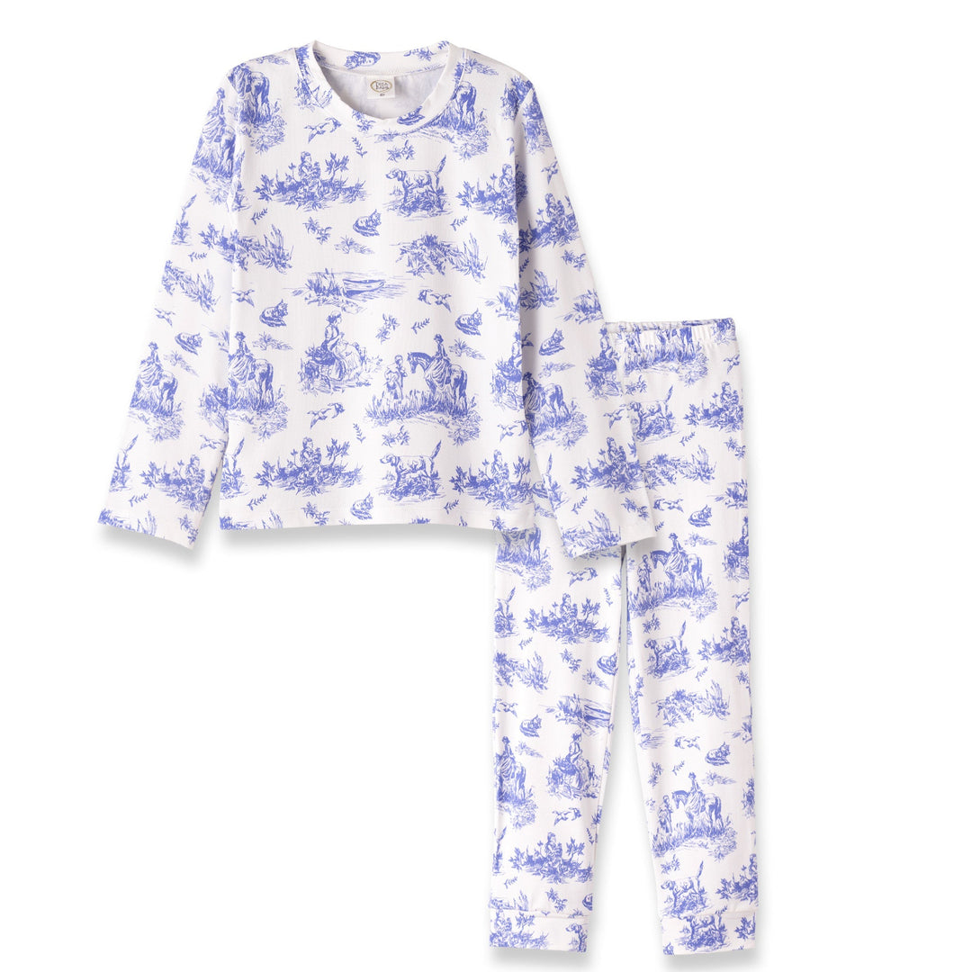 Toile de Jouy Bamboo Pajama Set